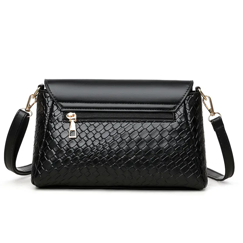 Black New Woven Crossbody Bag for Women - Image 7