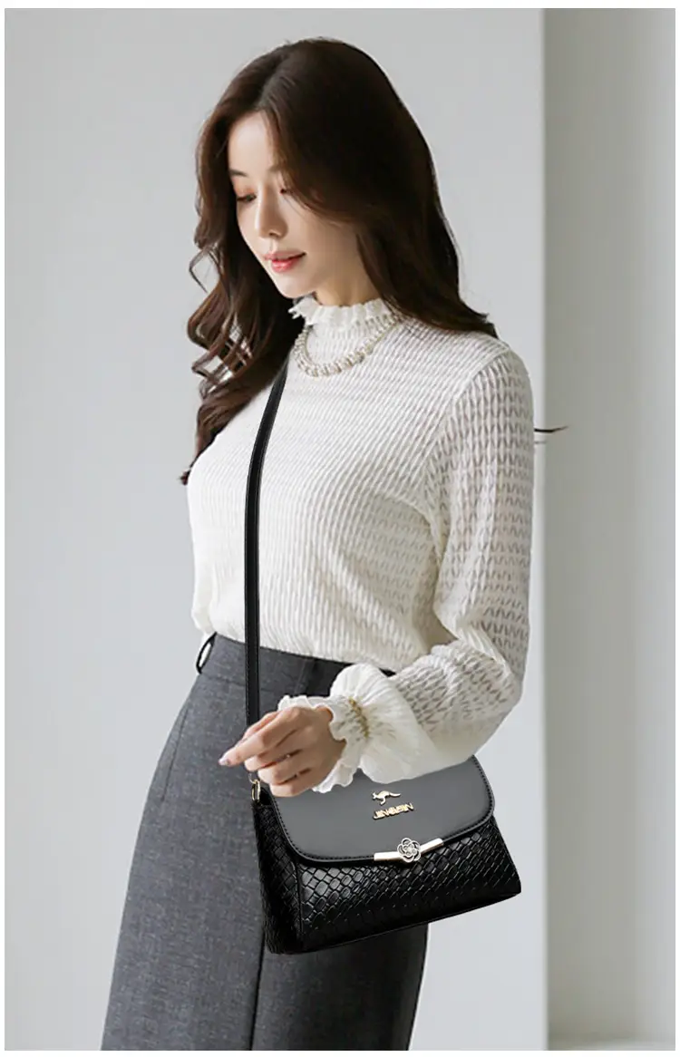 Black New Woven Crossbody Bag for Women — feature 13