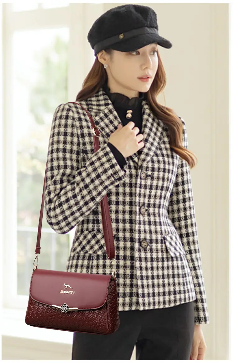 Black New Woven Crossbody Bag for Women — feature 14