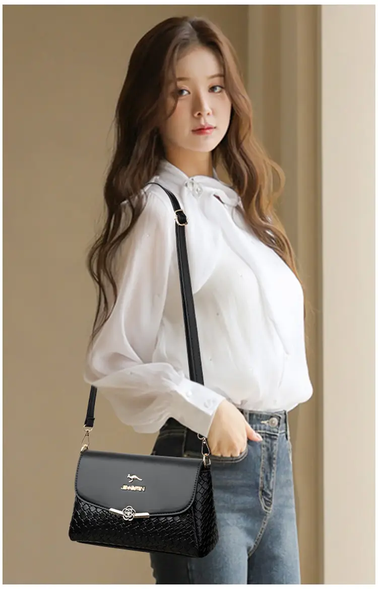 Black New Woven Crossbody Bag for Women — feature 16