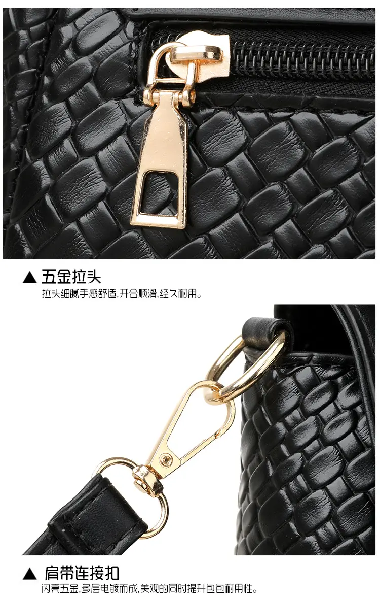 Black New Woven Crossbody Bag for Women — feature 25