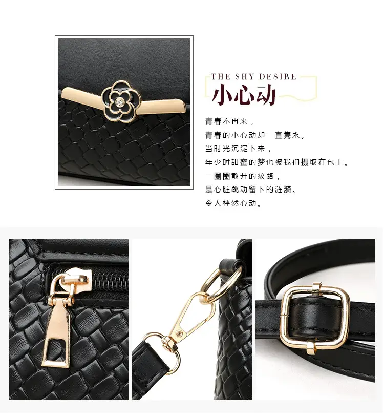 Black New Woven Crossbody Bag for Women — feature 7