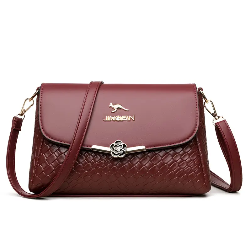 Black New Woven Crossbody Bag for Women - Image 2