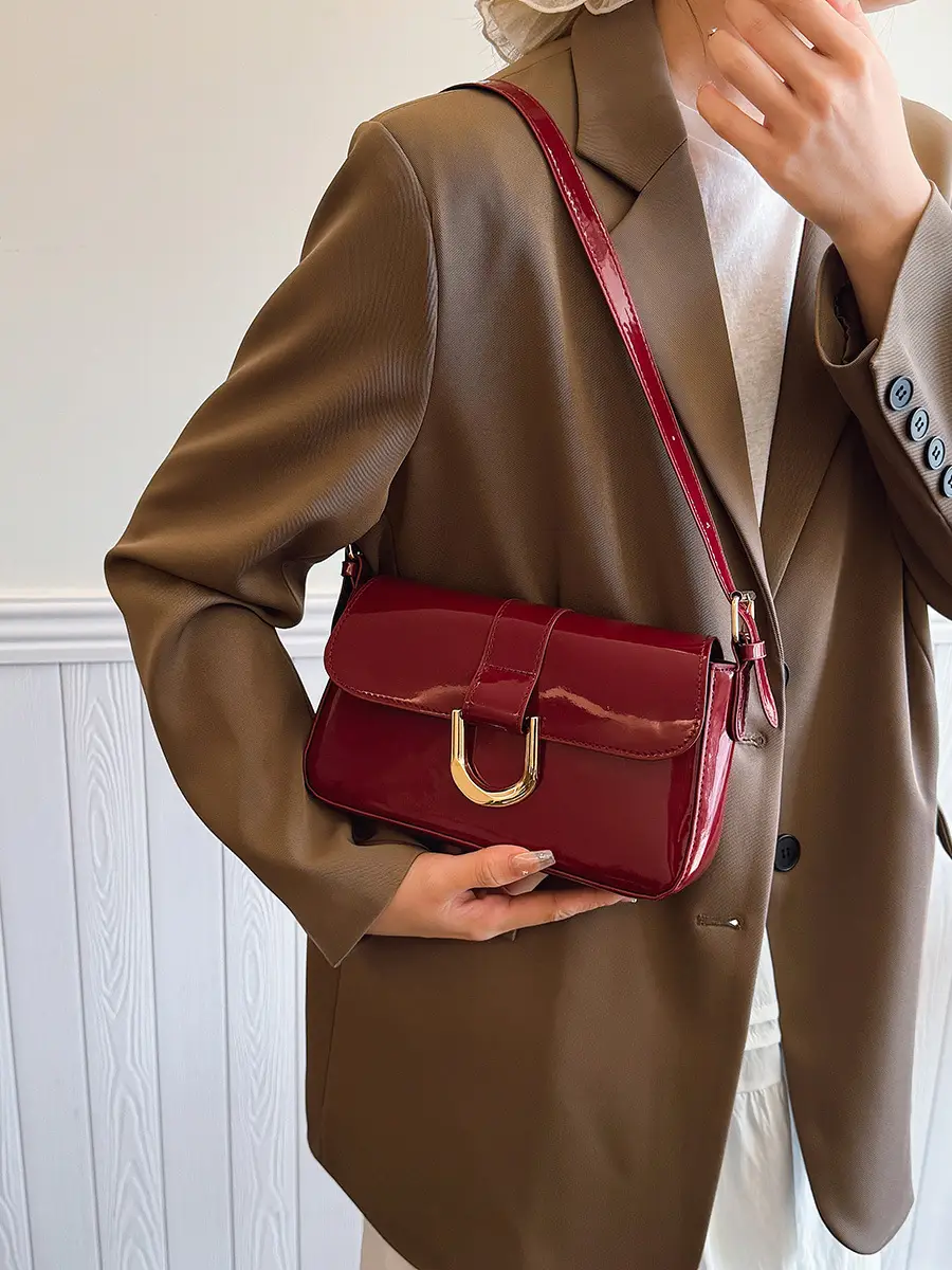 Red Glitter Shoulder Bag for Women 2025 New Arrival - Image 4