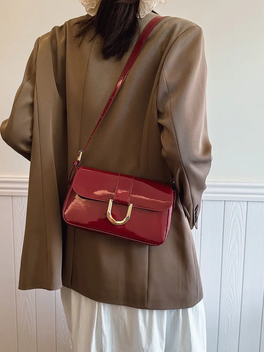 Red Glitter Shoulder Bag for Women 2025 New Arrival - Image 5