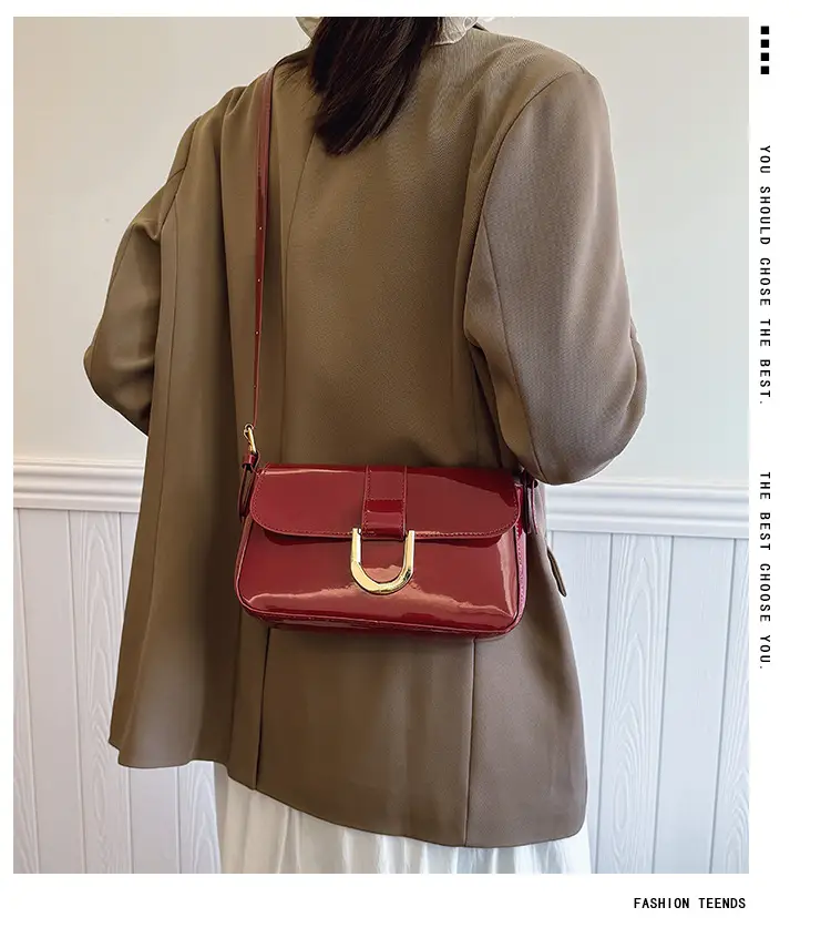 Red Glitter Shoulder Bag for Women 2025 New Arrival — feature 1