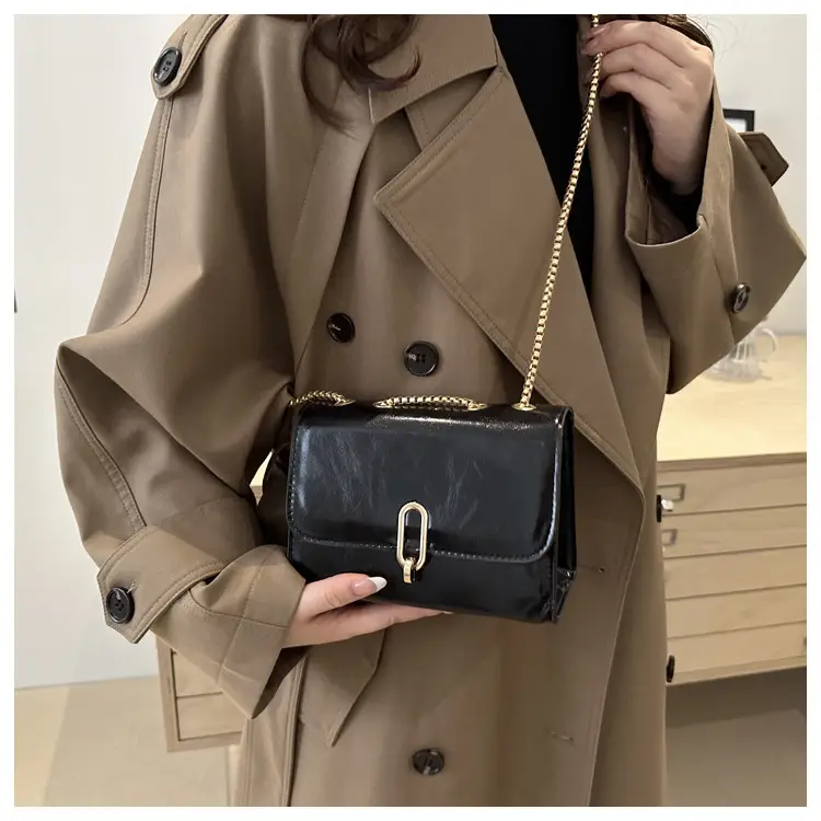 Women's Red French Style Shoulder Crossbody Bag 2025 — feature 14