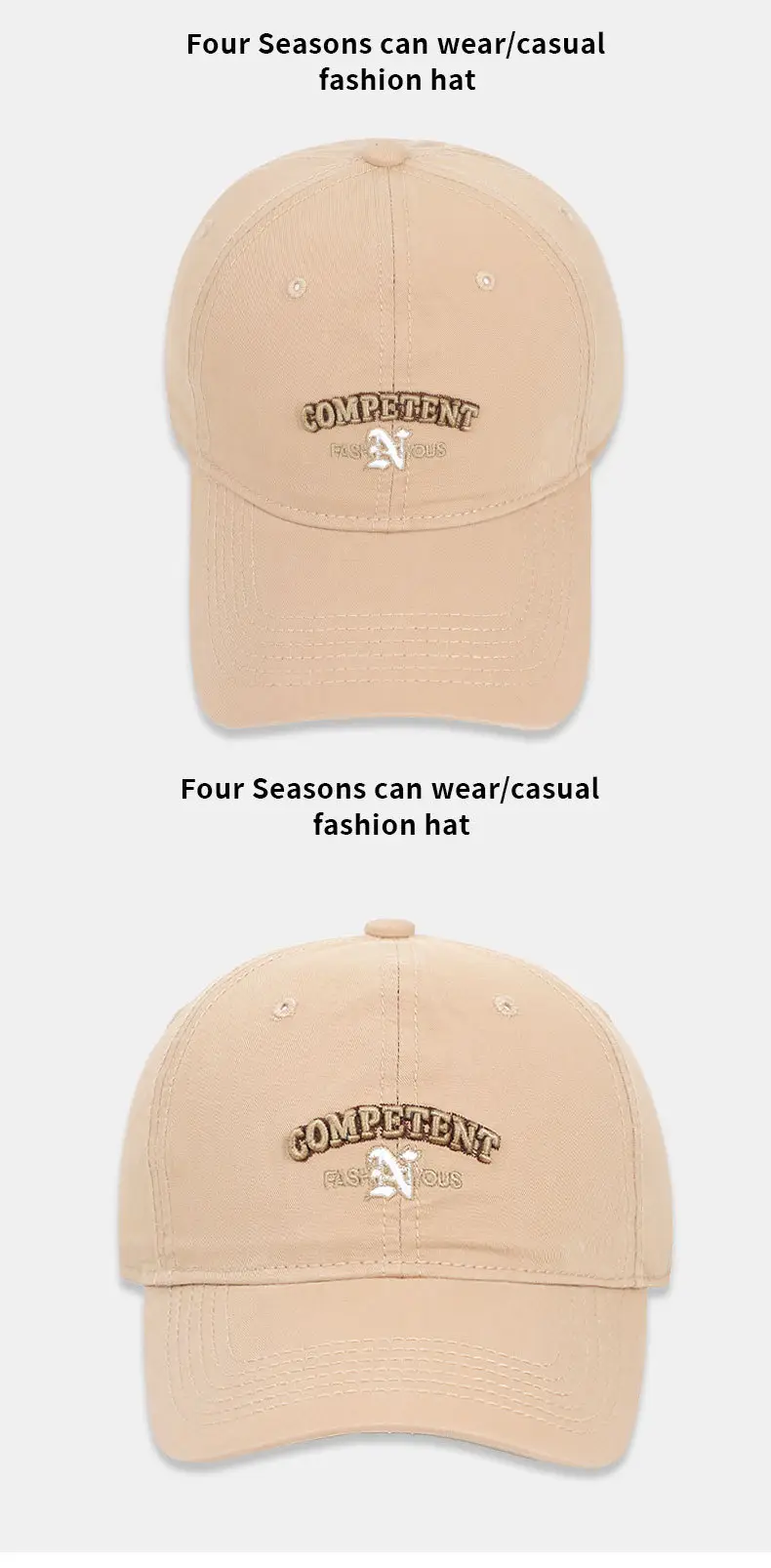Purple Embroidered Baseball Cap for Women Men — feature 13