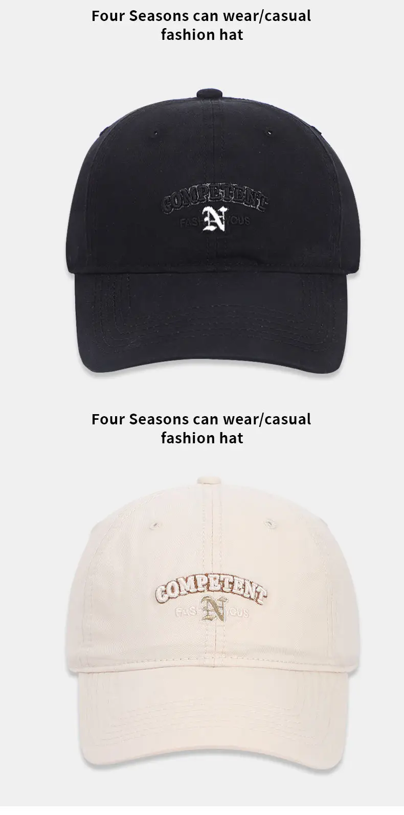 Purple Embroidered Baseball Cap for Women Men — feature 14