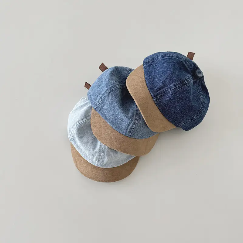 Denim Baseball Cap Blue for Kids Spring Autumn 2025 - Image 5