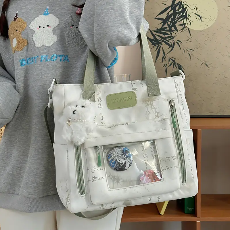 New Blue Transparent Crossbody Bag for Girls School Travel - Image 6