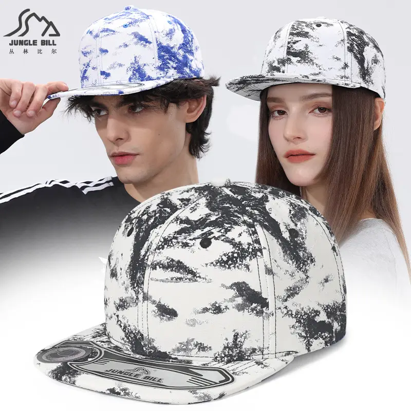 Jungle Bill Ink Painting Hip Hop Cap Hard Top Cap Export Quality Baseball Cap Fashion Trendy Cross Border - Image 5