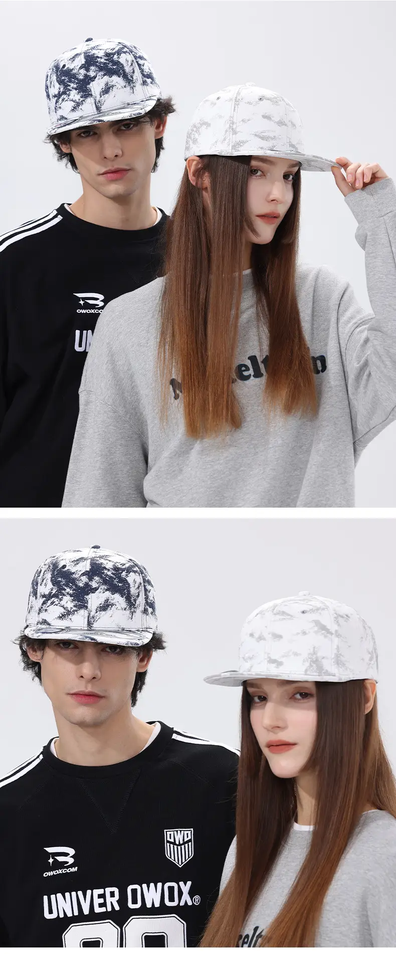 Jungle Bill Ink Painting Hip Hop Cap Hard Top Cap Export Quality Baseball Cap Fashion Trendy Cross Border — feature 12