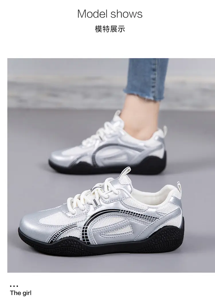 2026 Hot-Selling Spring Low-Top Casual Shoes for Women, Cross-Border Fashion Non-Slip Sneakers, Versatile Mesh German Training Shoes for Students — feature 14