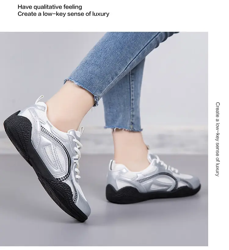 2026 Hot-Selling Spring Low-Top Casual Shoes for Women, Cross-Border Fashion Non-Slip Sneakers, Versatile Mesh German Training Shoes for Students — feature 16