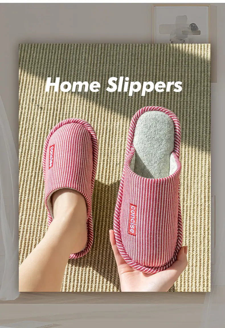 Cotton Non-Slip Slippers for Women Winter Warm — feature 17