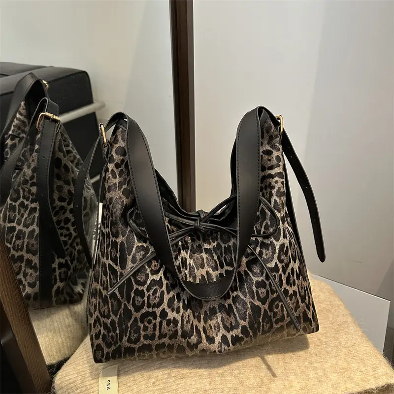 Leopard Print Women's Shoulder Bag 2025 New Style - Image 7