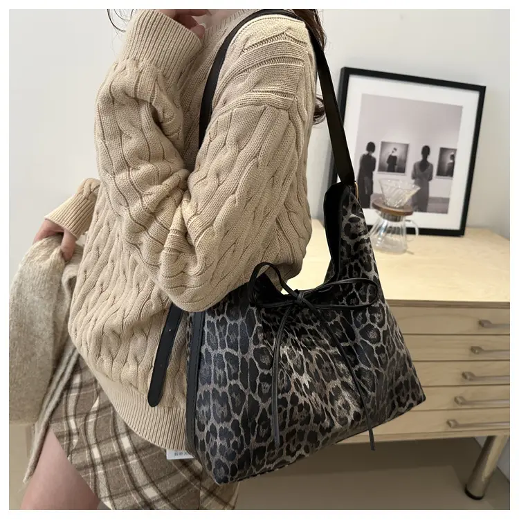 Leopard Print Women's Shoulder Bag 2025 New Style — feature 19