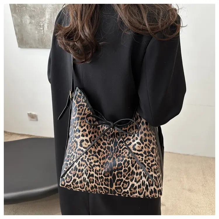 Leopard Print Women's Shoulder Bag 2025 New Style — feature 8