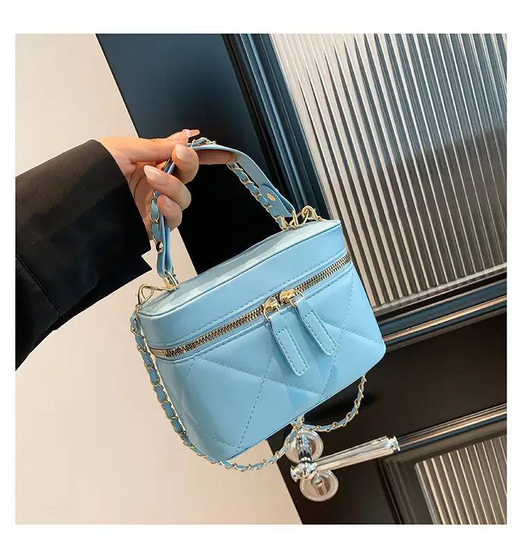 Pink Rhombic Chain Shoulder Crossbody Bag 2025 — feature 25