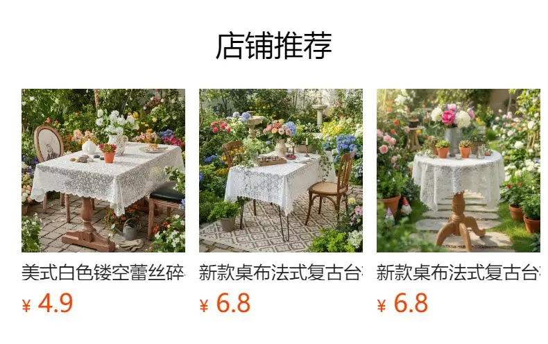 Cross-border European-style Oil-proof Lace Hollow Tablecloth Light Luxury High-end Tea Table Cloth Coffee Table Cloth Refrigerator Cloth Long Tablecloth — feature 1