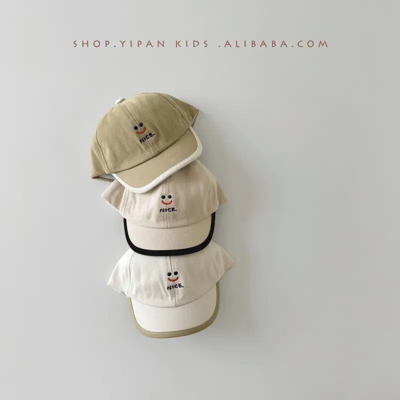 Baby Sunscreen Cap White 2025 Spring Autumn Ins
