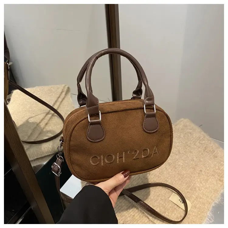 Women's Soft Leather Shoulder Bag with Cute Charm — feature 11