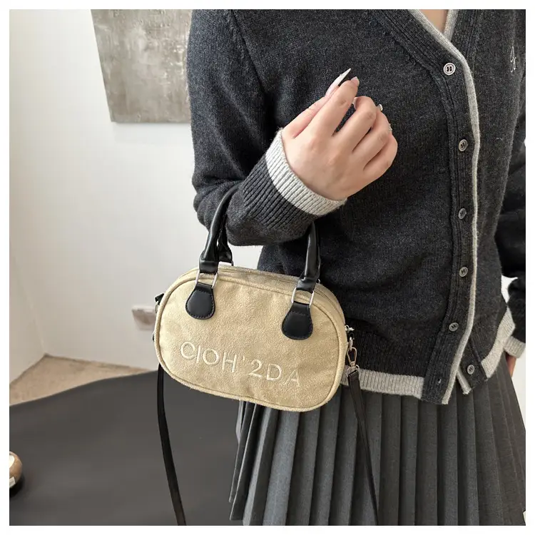 Women's Soft Leather Shoulder Bag with Cute Charm — feature 23
