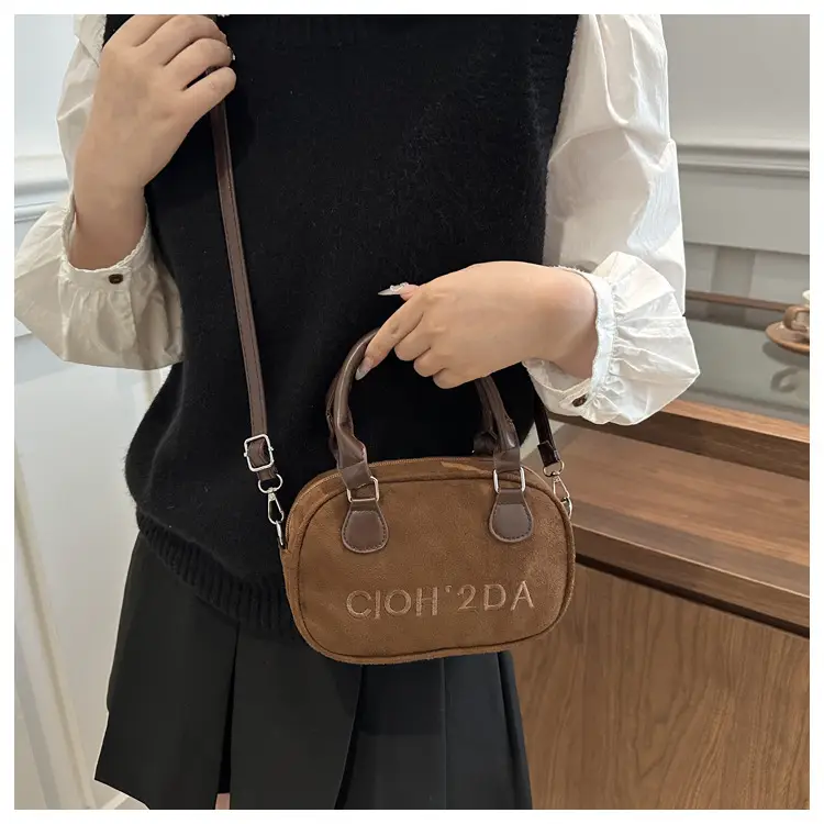 Women's Soft Leather Shoulder Bag with Cute Charm — feature 29