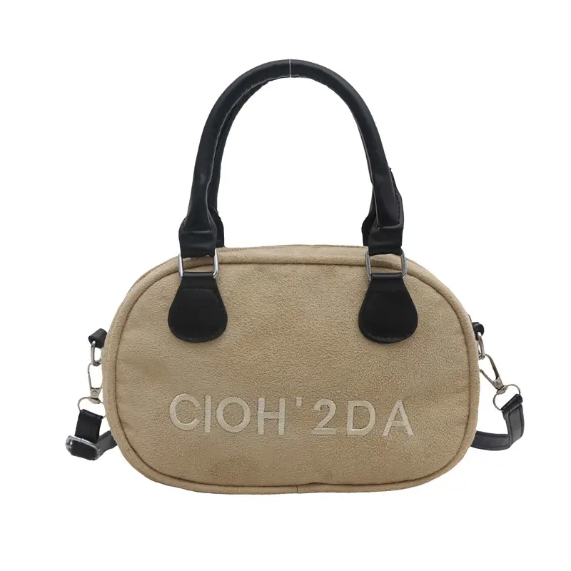 Women's Soft Leather Shoulder Bag with Cute Charm - Image 4
