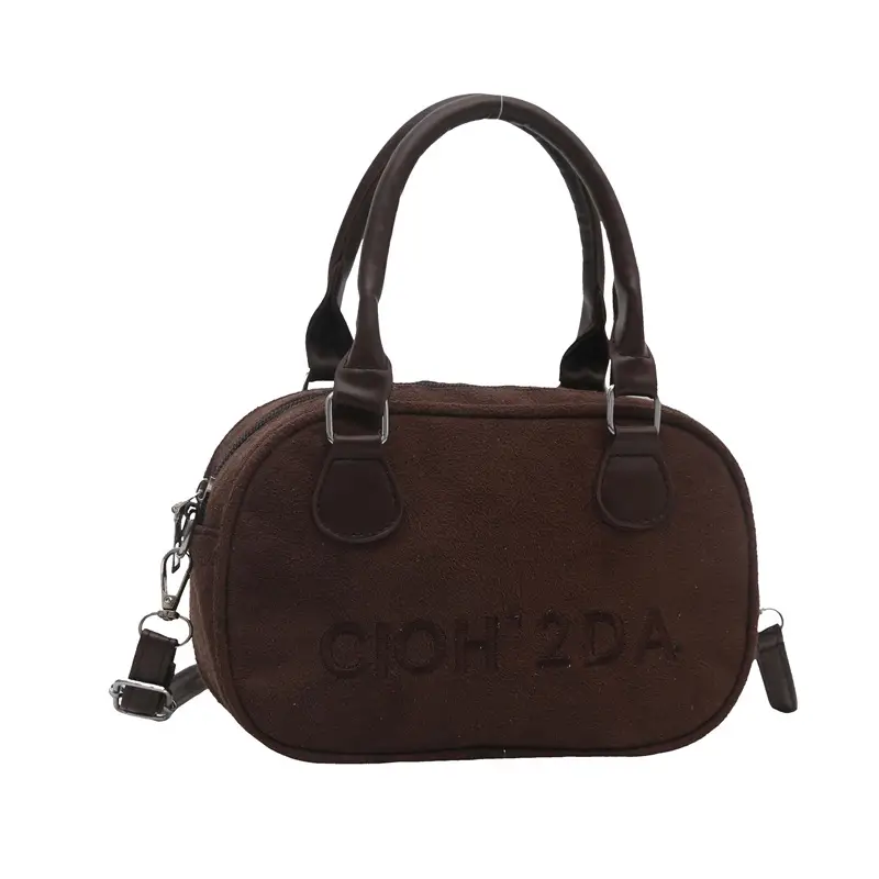 Women's Soft Leather Shoulder Bag with Cute Charm - Image 6