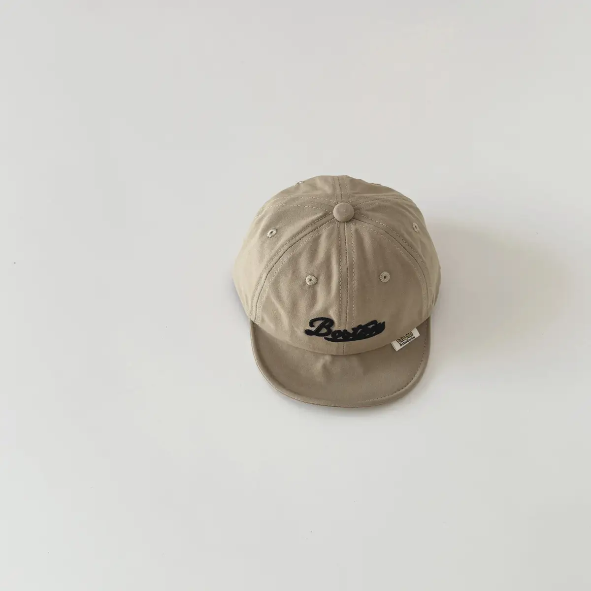 Brown Cartoon Baby Cap with Face Design - Image 12