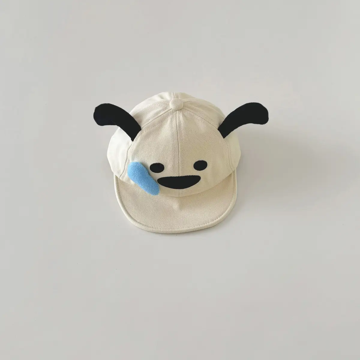Brown Cartoon Baby Cap with Face Design - Image 15