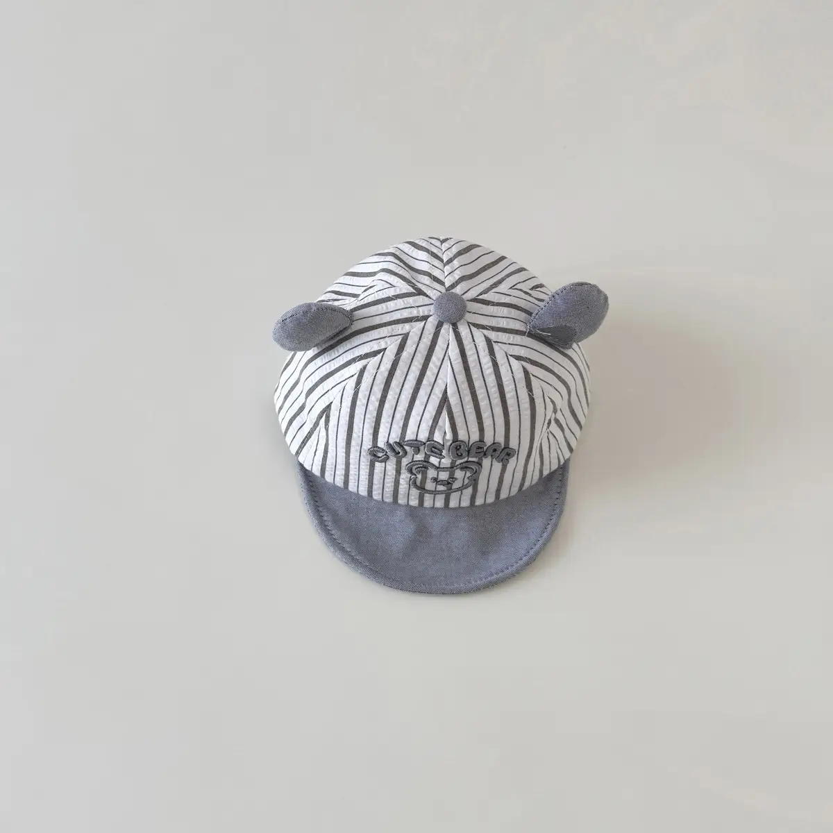 Brown Cartoon Baby Cap with Face Design - Image 29