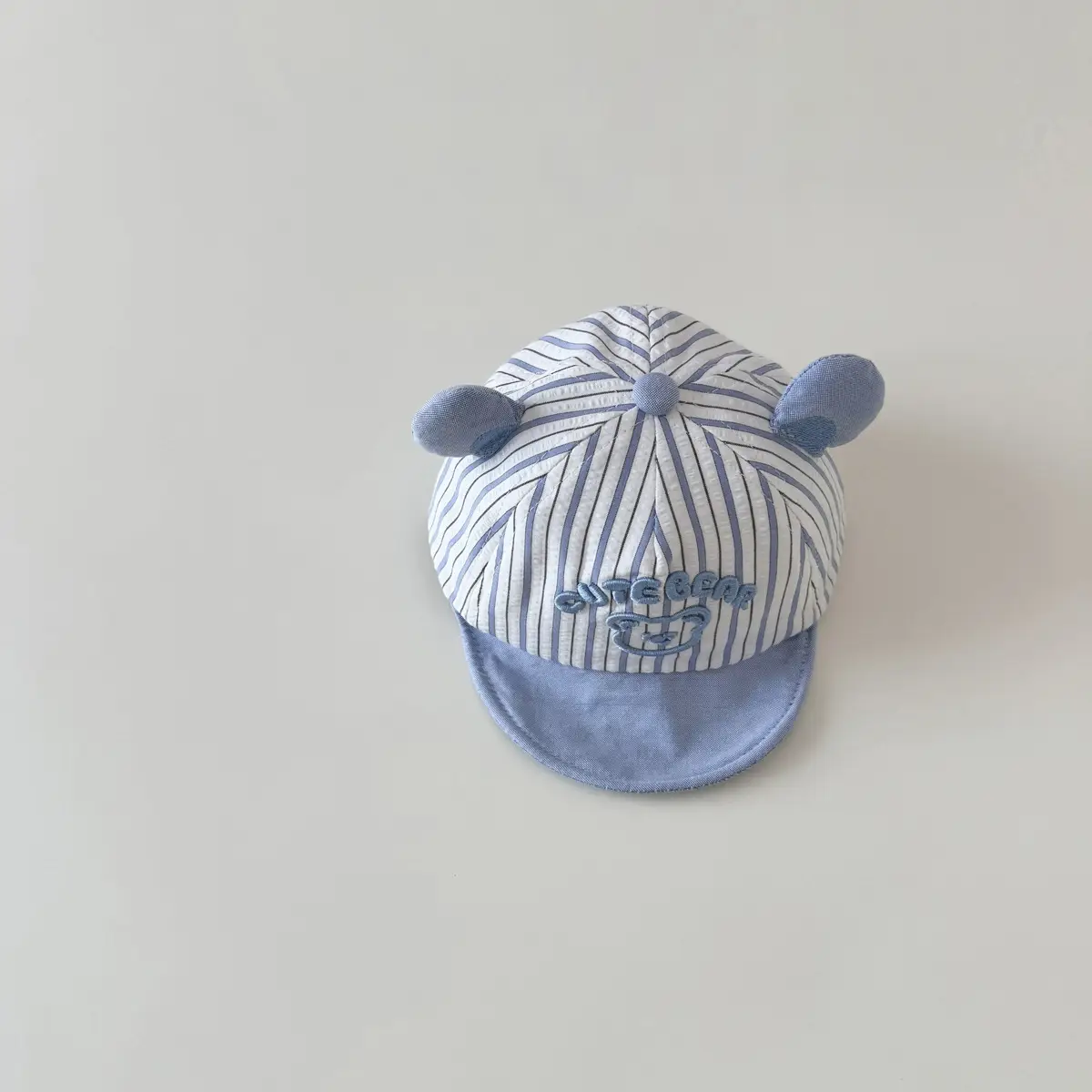 Brown Cartoon Baby Cap with Face Design - Image 30