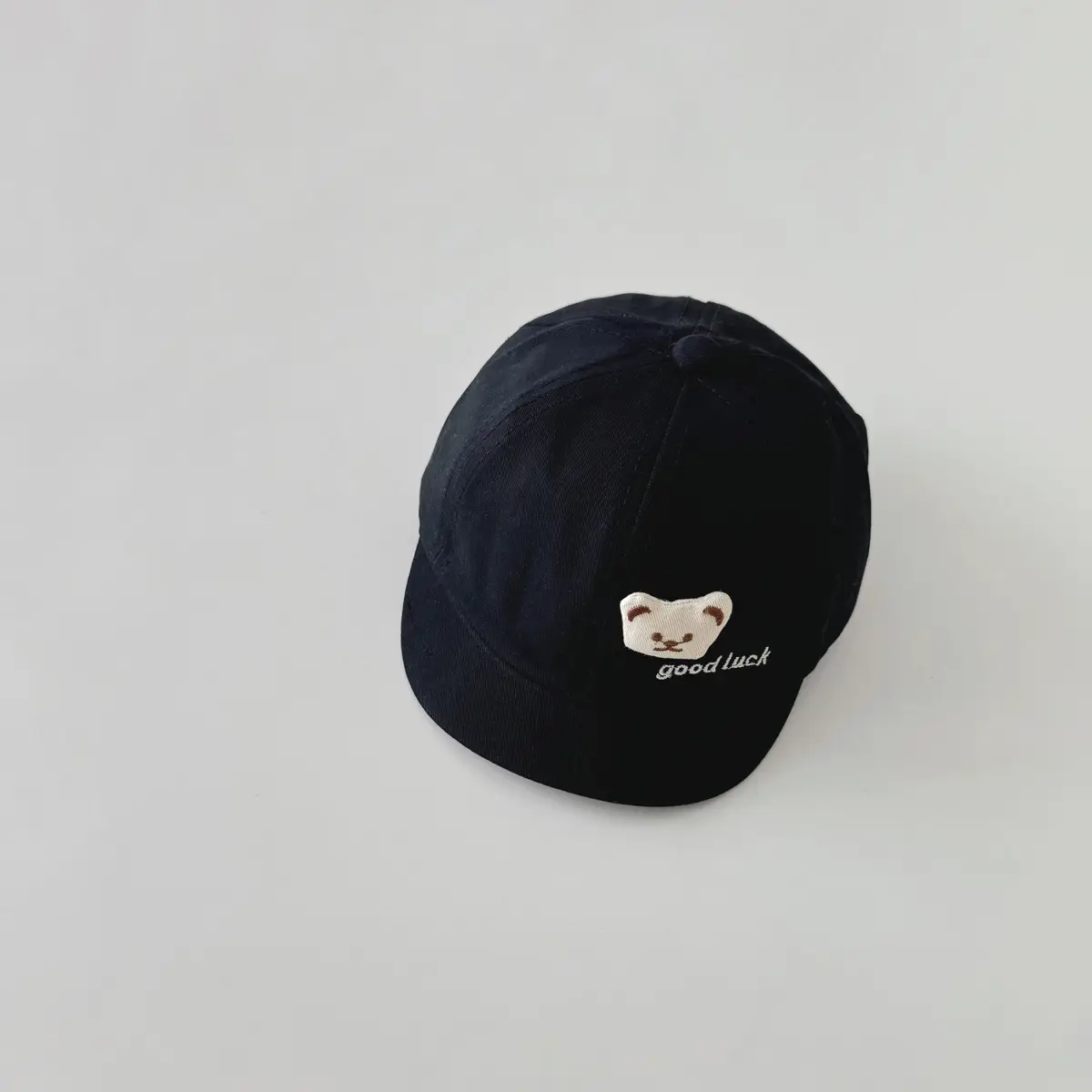 Cute White Baby Hat with Buckle for Girls - Image 4