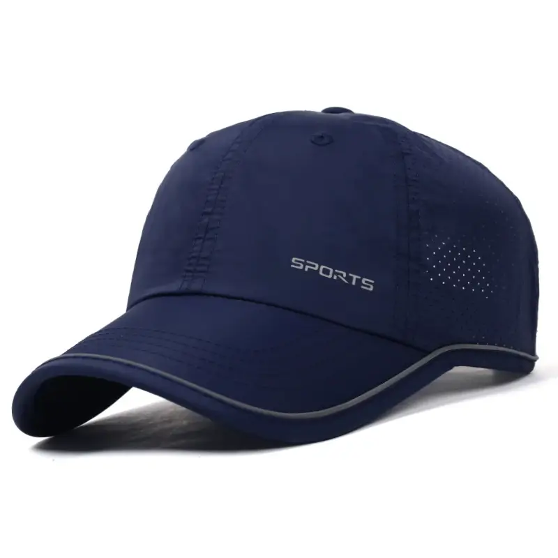 Men Navy Blue Sports Cap 2025 Summer — feature 2