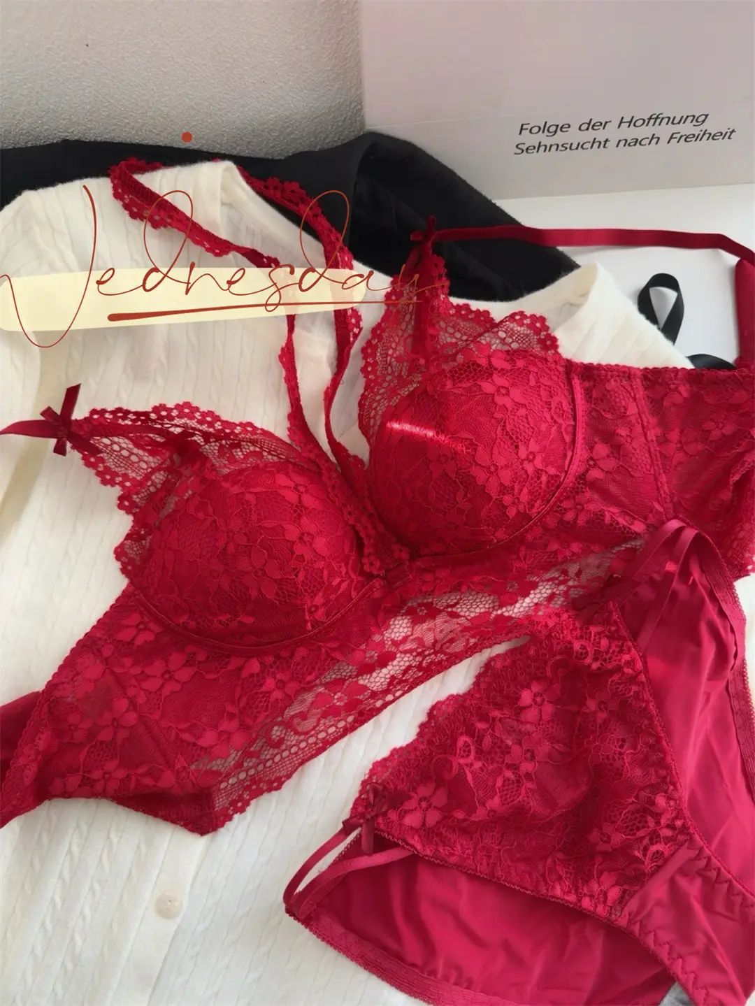 Dragon Heart Upgraded 2.0 Small Chest Push-up Underwear Women's Non-steel Ring Neck Pure Desire French Lace Sexy Inner Bra — feature 25
