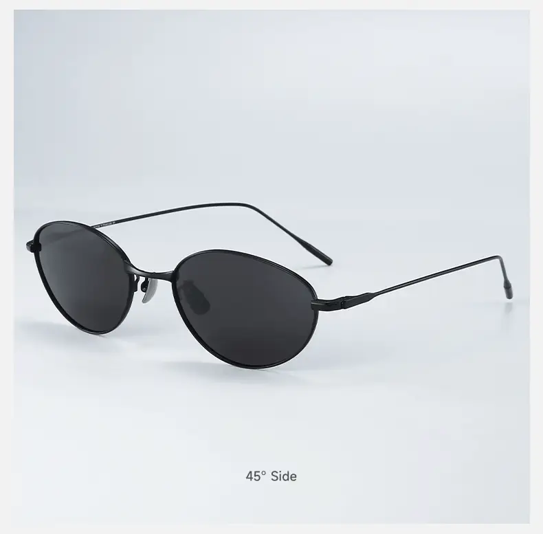 Fakem Titanium Oval Sunglasses UV Protection Women β feature 12