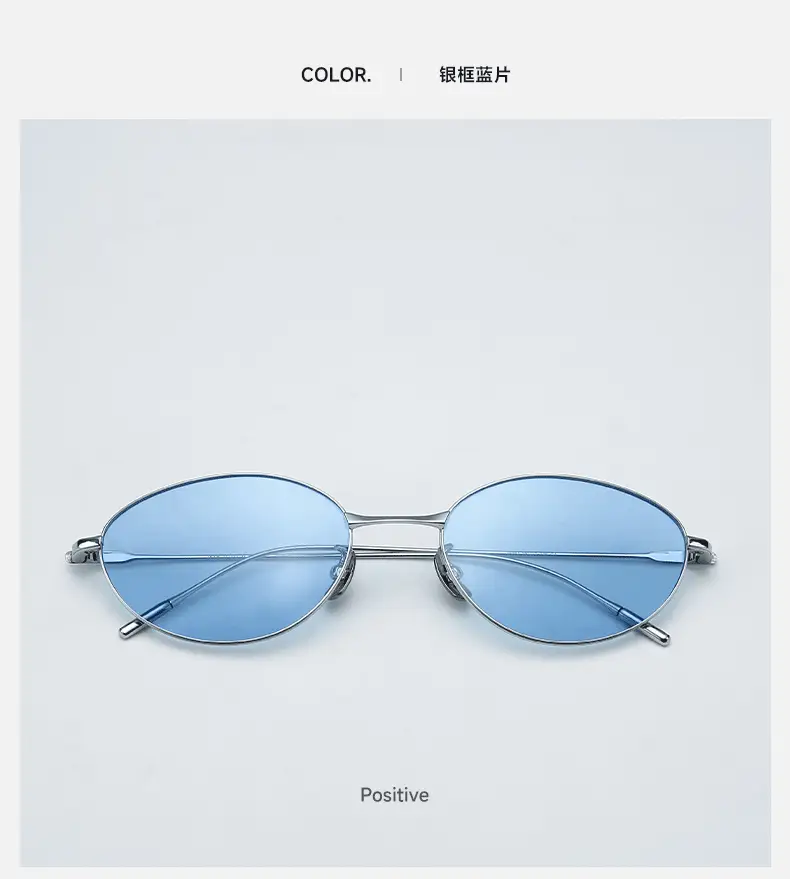 Fakem Titanium Oval Sunglasses UV Protection Women β feature 13