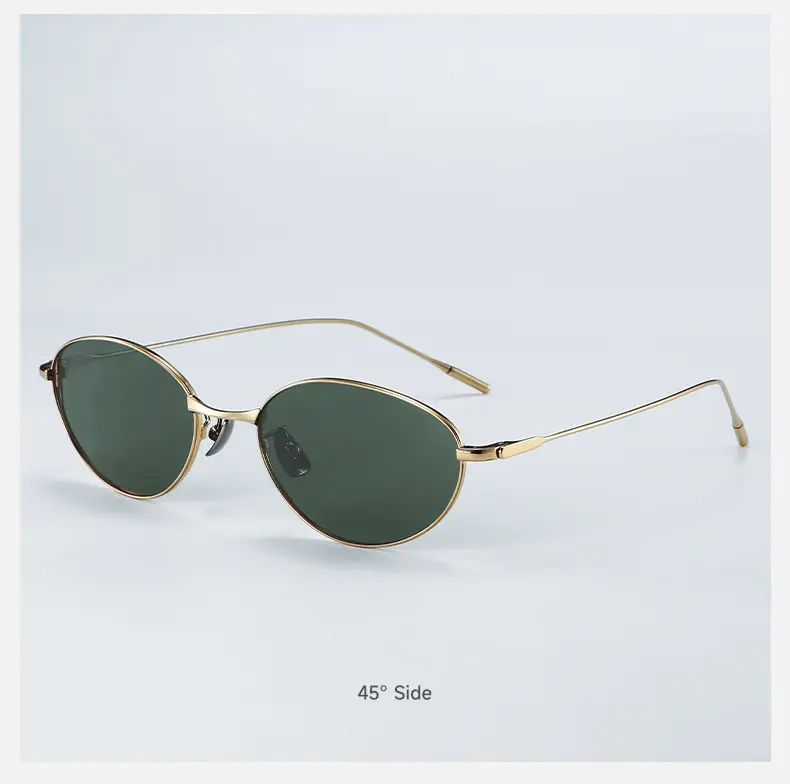 Fakem Titanium Oval Sunglasses UV Protection Women β feature 16