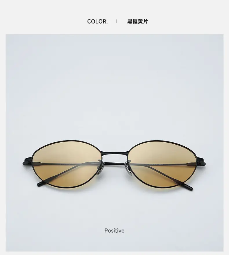 Fakem Titanium Oval Sunglasses UV Protection Women β feature 17