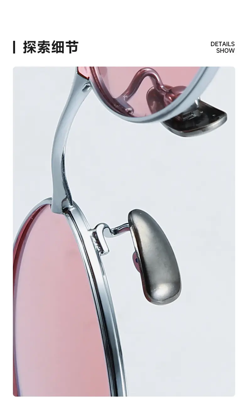 Fakem Titanium Oval Sunglasses UV Protection Women β feature 2