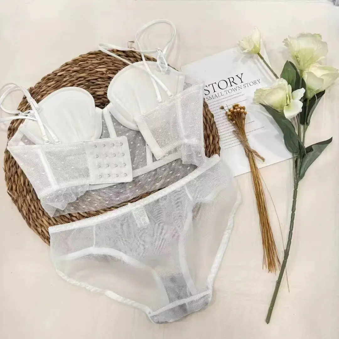 Tito Anti-Sagging Lace Bra Big Chest Small Push Up — feature 5