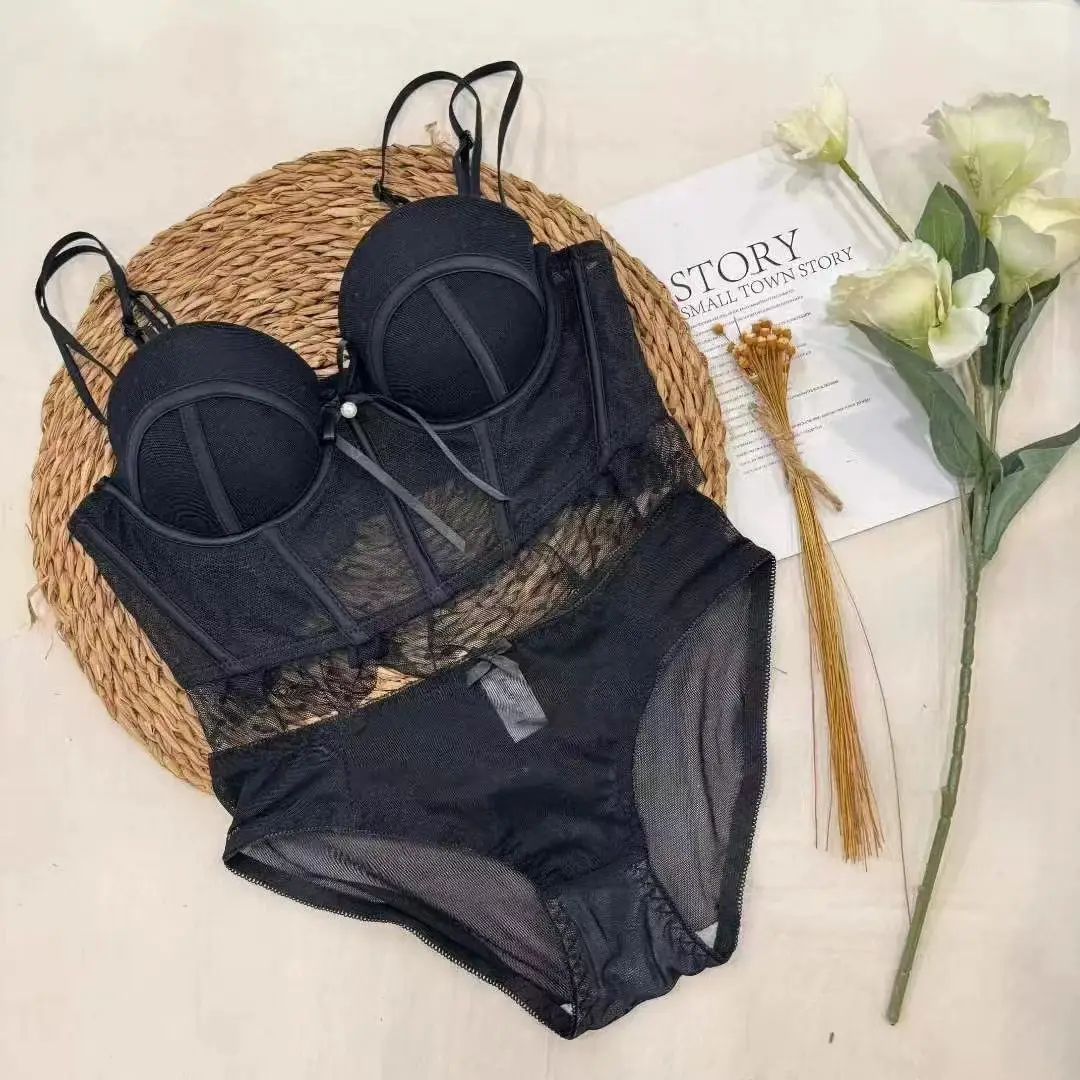 Tito Anti-Sagging Lace Bra Big Chest Small Push Up — feature 6