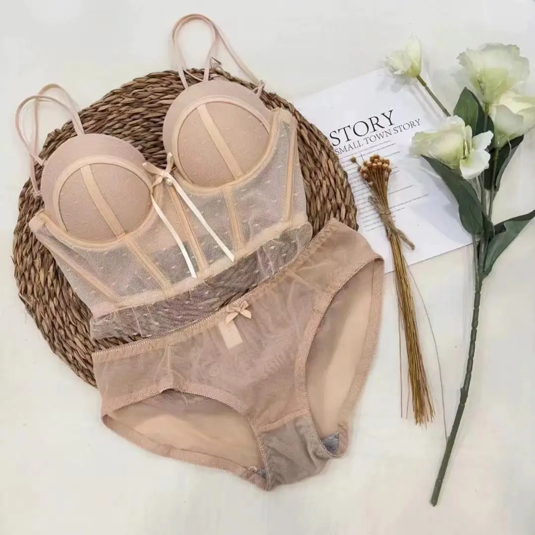 Tito Anti-Sagging Lace Bra Big Chest Small Push Up — feature 7