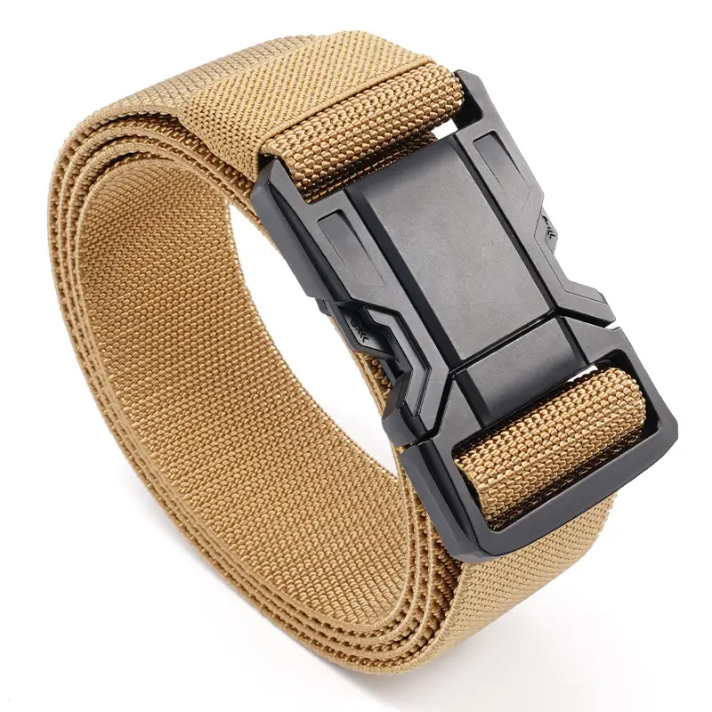 Men's Blue Nylon Belt with Black Buckle - Image 8