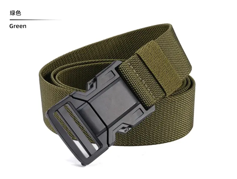 Men's Blue Nylon Belt with Black Buckle — feature 16