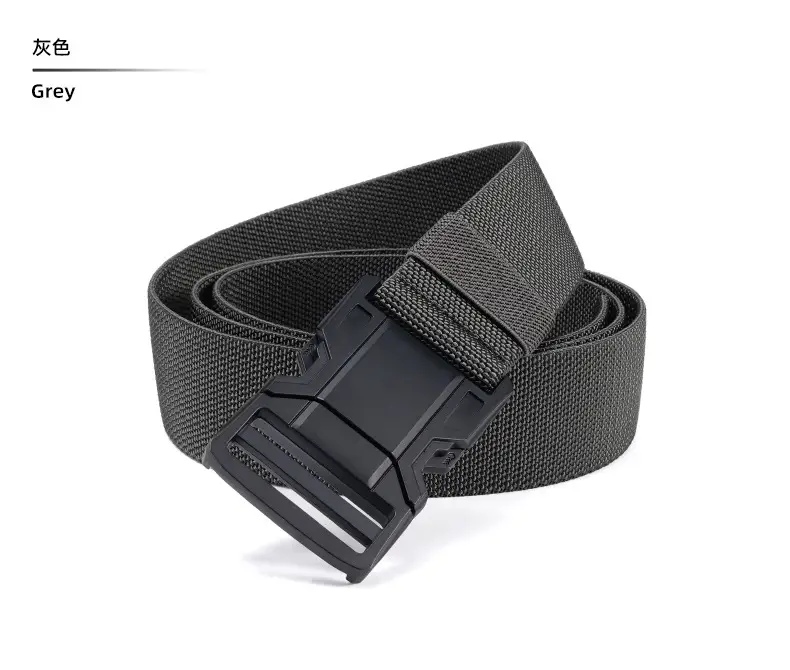 Men's Blue Nylon Belt with Black Buckle — feature 20