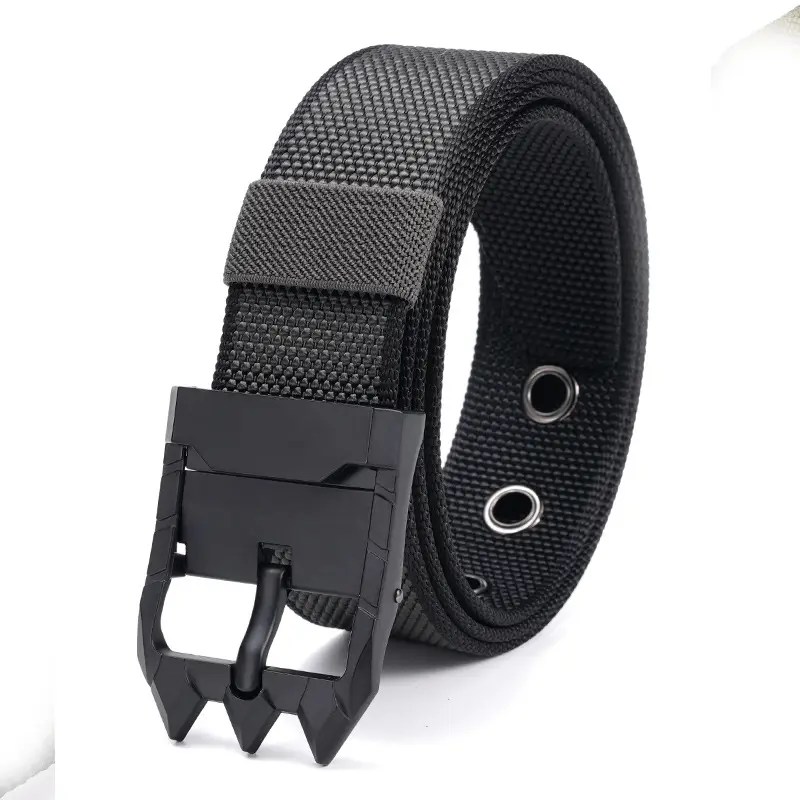 New Men's Rotating Buckle Belt Outdoor Casual All-match Wear-resistant Tactical Belt - Image 2